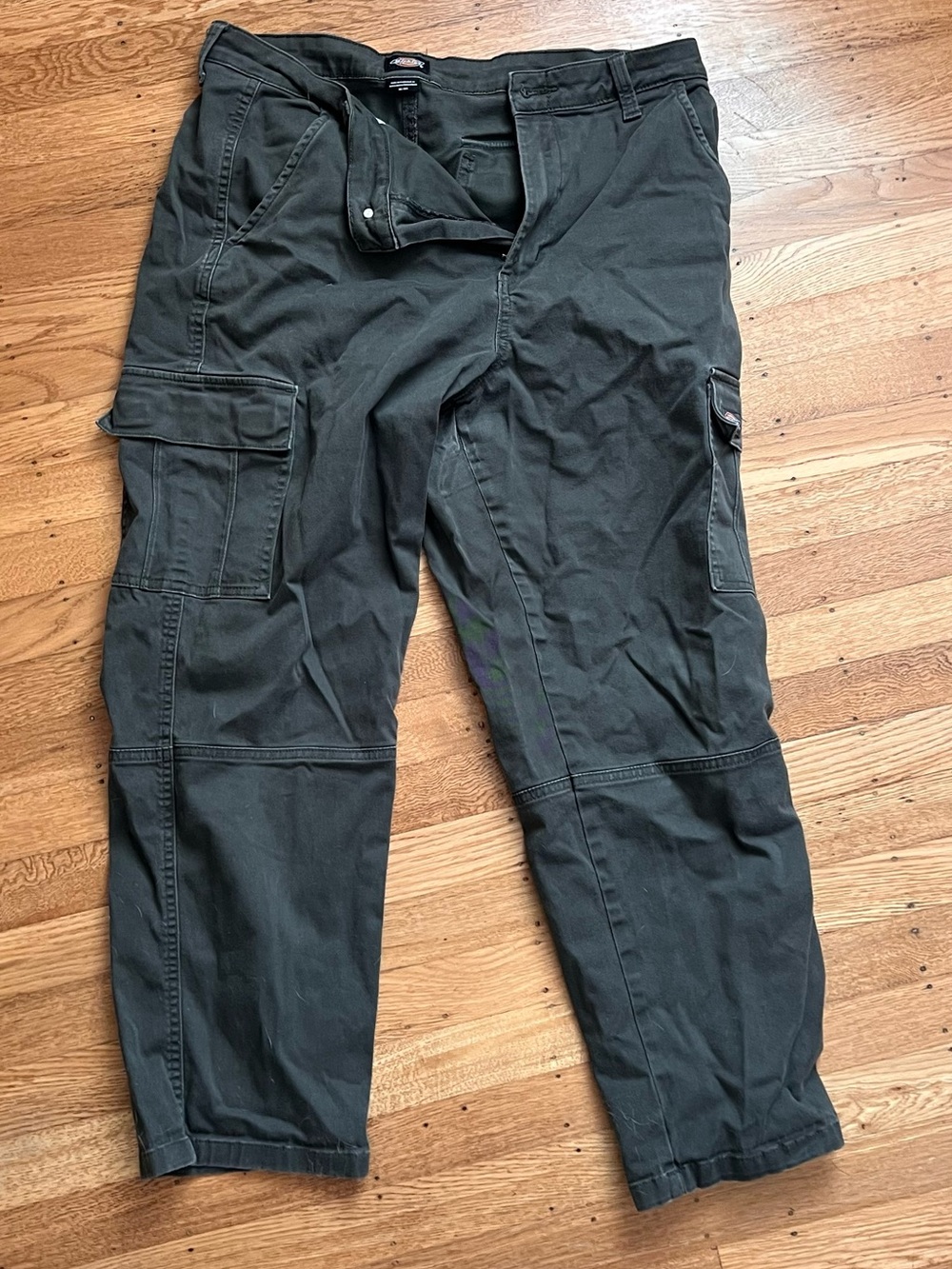 Dickies Olive Green Utility Cargo Trousers